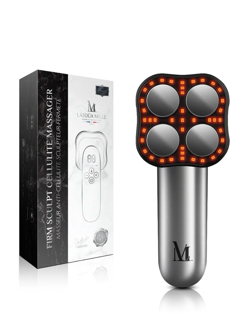 LÁTOÜA MILLE Firm Sculpt Cellulite Massager Body Sculpting Device NIB